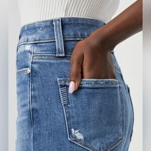 Paige ANessa wide leg Jean distressed